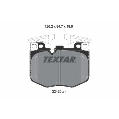 Колодки гальмівні (передні) BMW 3 (G20) 18-/5 (G30/F90)/7 (G11/G12) 15- (Brembo)