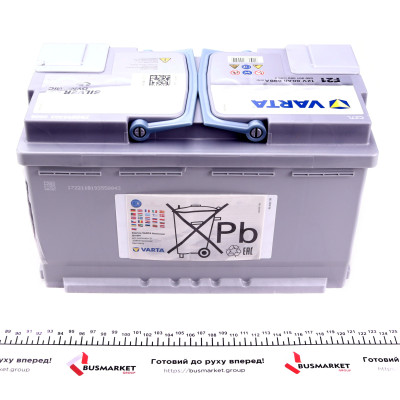Акумуляторна батарея 80Ah/800A (315x175x190/+R/B13) (Start-Stop AGM) (земінено на 580901080 J382)