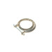 Хомут глушника Citroen C5/C6/C8/Peugeot 407/508/607/807 06- (80mm)