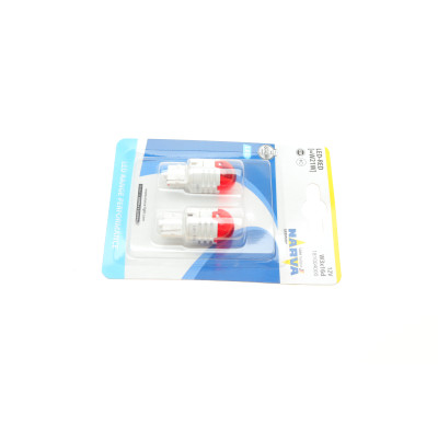 Автолампа W21W 12V 21W W3x16d (LED) (червона) (к-кт 2шт)