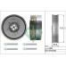 Шків колінвалу BMW 3 (F30/F80) 15-18 (153x63) (6PK) (з болтом), B38 B15 A