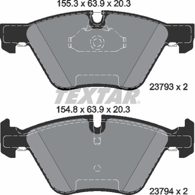 Колодки гальмівні (передні) BMW 5 (E60/E61) 03-10 (Teves) Q+