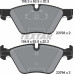 Колодки гальмівні (передні) BMW 5 (E60/E61) 03-10 (Teves) Q+