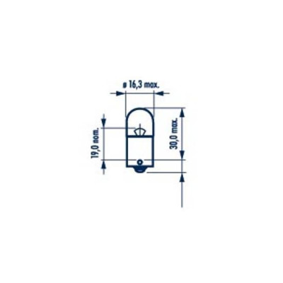 Автолампа R5W 12V 5W BA15s Standard