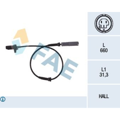 Датчик ABS (передній) BMW 5 (E39) 2.0i-4.0i 95-04