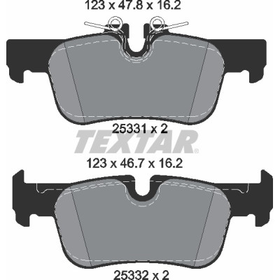 Колодки гальмівні (задні) BMW 2 (F44-46)/X1/i3 Hybrid 13- (Ate-Teves) Q+