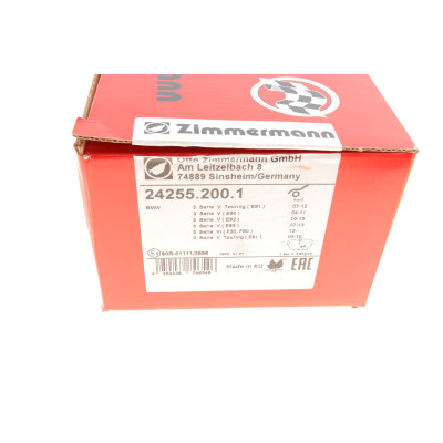 Колодки гальмівні (передні) BMW 3 (E90/E91) 04-13/X1 (E84) 09-15 (Ate - Teves)