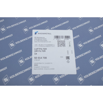 Фільтр повітряний BMW 2 (F45) 13-/X1 (F48) 14-/Mini Cooper 1.5-2.0 i/D 13- (B37/B38/B47/B48)