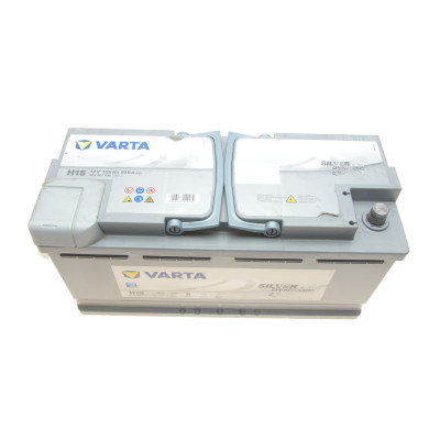 Акумуляторна батарея 105Ah/950A (393x175x190/+R/B13) (Start-Stop AGM) Silver Dynamic H15