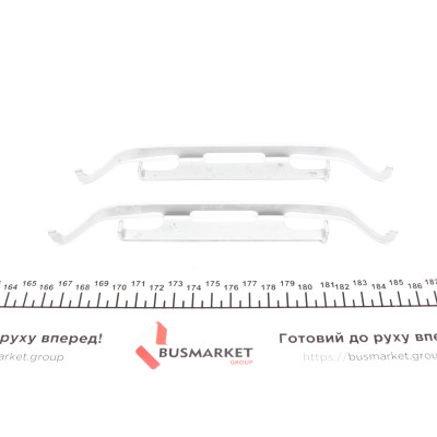 Планка супорта (переднього) прижимна (к-кт) VW Passat/Golf IV/Audi A4 99-10 (Ate)