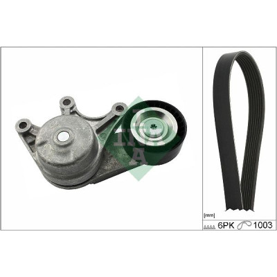 Комплект ременя генератора BMW 5 (F10), 01/09 - 10/16, (6PK 1003), N20/N26 (6PK1003)