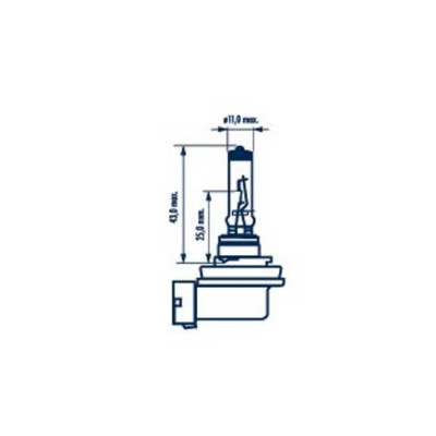 Автолампа H8 12V 35W PGJ19-1 Standard