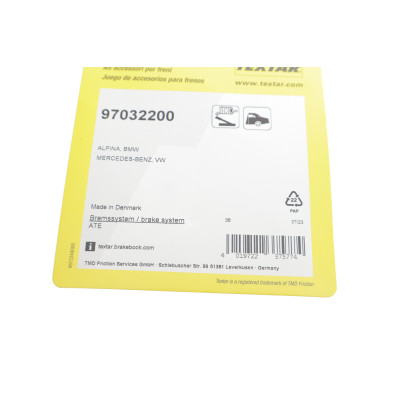 Комплект пружинок колодок ручника VW T5 1.9-2.5 TDI 03-15