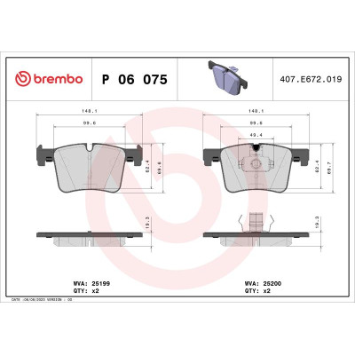 Колодки гальмівні (передні) BMW 1 (F20)/2 (F22)/3 (F30)/4 (F32) 11- (Bosch)