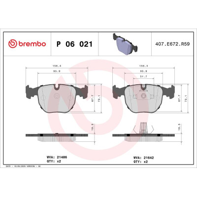 Колодки гальмівні (передні) BMW 5 (E39)/7 (E38)/X5 (E53) 94-07