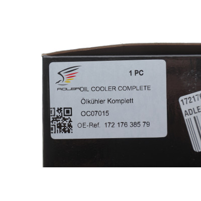 Радіатор масляний BMW 7 (F01/F02/F03/F04) 09-15 N52 B30 Радіатор масляний BMW 7 (F01/F02/F03/F04) 09-15 N52 B30