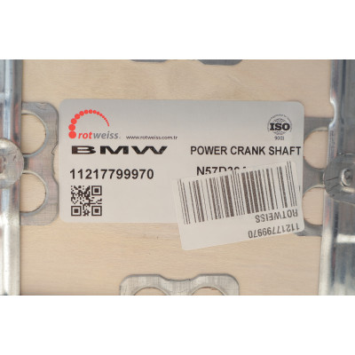 Колінчастий вал BMW 3 (E90-E93)/4 (F33/F83)/5 (F10)/X3 (F25)/X5 (E70/F85) 3.0D N57 12-20