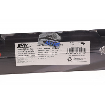 Диск гальмівний (задній) BMW M3 (G20/G80) 20-/M4 (G22/G82) 20- (370x24) (L) (з покрит.) (вентил.) Диск гальмівний (задній) BMW M3 (G20/G80) 20-/M4 (G22/G82) 20- (370x24) (L) (з покрит.) (вентил.)