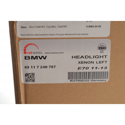 Фара (L) BMW X5 (E70) 08-13 (Bi-Xenon)