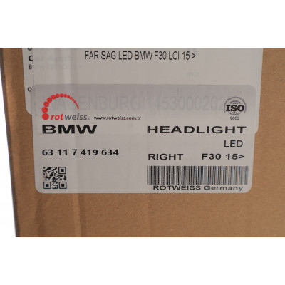 Фара (R) BMW 3 (F30/F80) 11-18 (LED)