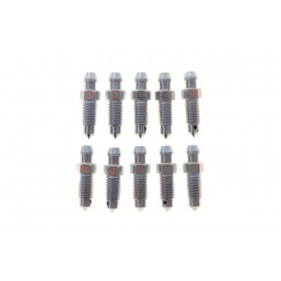 Штуцер прокачки гальм (M8x1.25/9x32.5) (К-кт 10 шт) Штуцер прокачки гальм (M8x1.25/9x32.5) (К-кт 10 шт)