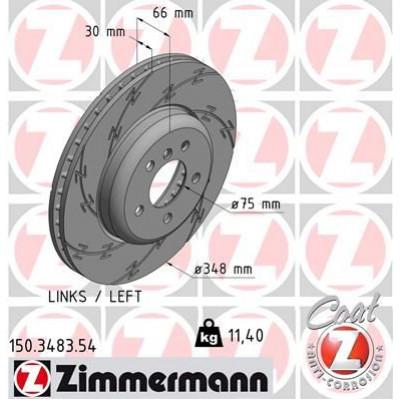 Диск гальмівний (передній) BMW 5 (F10/F11)/6 (F06/F13) 09- (L) (348x30) (з покр.) (з прорезом) (вент) Диск гальмівний (передній) BMW 5 (F10/F11)/6 (F06/F13) 09- (L) (348x30) (з покр.) (з прорезом) (вент)