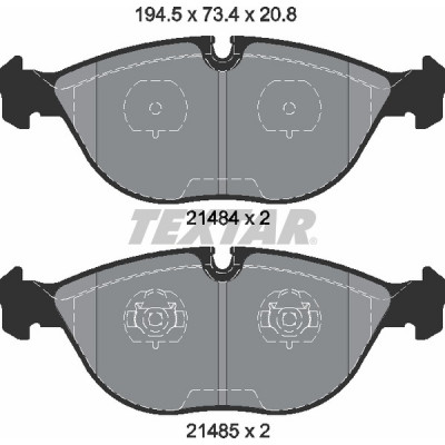 Колодки гальмівні (передні) Audi A8/BMW 7 (E38)/VW Golf IV 94- (Teves) Q+ Колодки гальмівні (передні) Audi A8/BMW 7 (E38)/VW Golf IV 94- (Teves) Q+