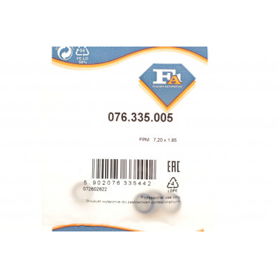 Кільце ущільнююче BMW/Porsche/Rover (7.2x1.85mm) (к-кт 5шт)
